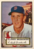 1952 Topps #404 Dick Brodowski Baseball Card