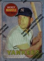 1996 Topps Mantle Finest #19 1969 Topps Reprint w/Coating Baseball Card