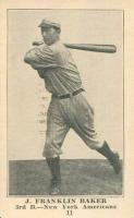 1917 Standard Biscuit #11 Frank Baker Baseball Card