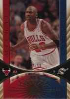 2003 SP Game Used #96 Michael Jordan Gold Basketball Card