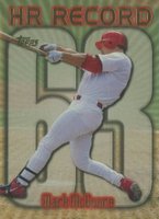 1999 Topps Home Run Record #220 Mark McGwire Home Run #63 Baseball Card