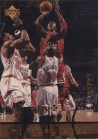 1998 Upper Deck MJx #107 Michael Jordan Gold Basketball Card