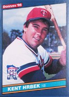 1986 Donruss #70 Kent Hrbek Baseball Card