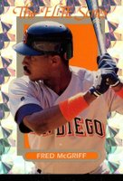 1993 Donruss Elite Supers #1 Fred McGriff Baseball Card