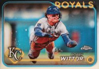 2024 Topps Chrome #120 Bobby Witt Jr. Refractor Baseball Card