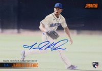 2021 Topps Stadium Club Autographs #SCBAJK Jarred Kelenic Orange Foil Baseball Card
