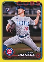 2024 Topps #442 Shota Imanaga Yellow Baseball Card
