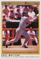 1991 O-Pee-Chee Premier #82 Paul Molitor Baseball Card