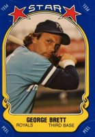 1981 Fleer Star Stickers #116 George Brett Baseball Card