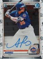2020 Bowman Chrome Prospect Autographs #CPAFA Francisco Alvarez Baseball Card