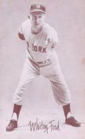 1947 Exhibits 1947-66 # Whitey Ford No glove Shows Baseball Card