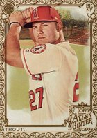 2019 Topps Allen & Ginter #10 Mike Trout Gold Hot Box Baseball Card