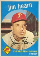1959 Topps #63 Jim Hearn Baseball Card