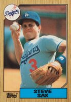 1987 Topps Tiffany #769 Steve Sax Baseball Card