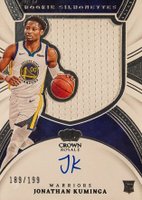 2021 Panini Crown Royale #136 Jonathan Kuminga Autograph Memorabilia Basketball Card