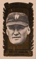 1963 Bazooka All-Time Greats #12 Walter Johnson Baseball Card