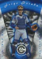 1997 Pinnacle Totally Certified #125 Jorge Posada Platinum Blue Baseball Card