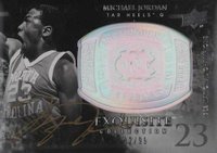 2011 Upper Deck Exquisite Collection Championship Bling Autographs #CB-JO Michael Jordan Basketball Card