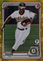 2020 Bowman 1st Edition #BFE145 Robert Puason Gold Foil Baseball Card