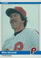 1984 Fleer #48 Mike Schmidt Baseball Card