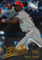 1996 Pinnacle Starburst #83 Will Clark Artist's Proof Baseball Card