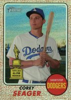 2017 Topps Heritage  #440 Corey Seager Chrome-Refractor Baseball Card