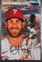 2023 Topps Chrome Platinum Anniversary 1954 Topps Chrome City Variations #87 Bryce Harper Baseball Card