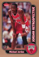 2008 Fleer Jordan Retrospective #MJ-1 Michael Jordan Basketball Card