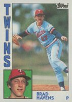 1984 Topps #509 Brad Havens Baseball Card