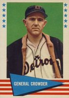 1961 Fleer #102 General Crowder Baseball Card