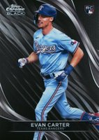 2024 Topps Chrome Black #83 Evan Carter Baseball Card