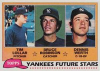 1981 Topps #424 Yankees Future Stars Baseball Card