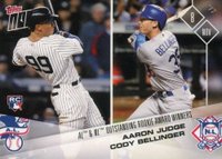 2017 Topps Now Off-Season #OS-43 Aaron Judge/Cody Bellinger Baseball Card