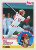 1983 Topps #720 Dave Concepcion Baseball Card