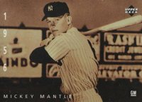 1994 Upper Deck/GM Baseball Preview #5 Mickey Mantle 1956 Baseball Card