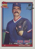 1991 Topps Desert Shield #14 Dennis Lamp Baseball Card