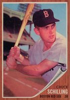 1962 Topps #345 Chuck Schilling Baseball Card