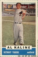 1960 Bazooka Singles #18 Al Kaline Hand Cut Baseball Card