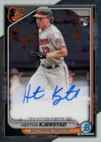 2024 Bowman Chrome Chrome Rookie Autographs #CRAHK Heston Kjerstad Baseball Card