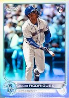 2022 Topps Chrome Update #USC150 Julio Rodriguez Refractor Baseball Card