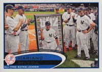 2012 Topps #109 Mariano Rivera Baseball Card