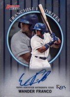 2019 Bowman's Best 1999 Franchise Favorites Autographs #WF Wander Franco Baseball Card