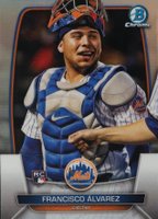 2023 Bowman Chrome #35 Francisco Alvarez SP Baseball Card