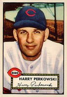 1952 Topps #142 Harry Perkowski Cream back Baseball Card