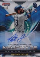 2019 Bowman's Best Neophyte Sensations #NS-10 Fernando Tatis Jr. Baseball Card