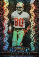 1994 Stadium Club Bowman's Best #1 Jerry Rice Refractor Football Card