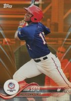 2018 Topps Pro Debut #133 Juan Soto Orange Baseball Card