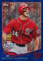 2013 Topps Opening Day #50 Bryce Harper Red Jersey-Blue Baseball Card