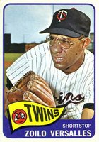 1965 Topps #157 Zoilo Versalles Baseball Card