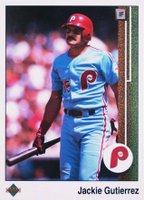 1989 Upper Deck #430 Jackie Gutierrez Baseball Card